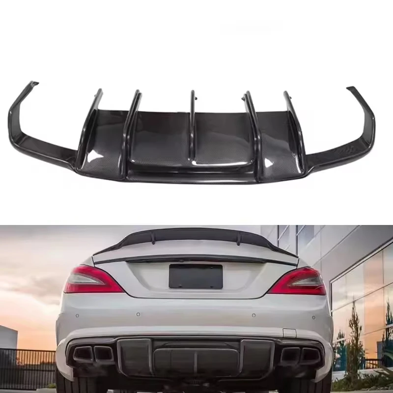 

Carbon Fiber Fibre Rear Bumper Lip Diffuser for Mercedes Benz Mercedes-Benz CLS W218 Ture Factory Fitment