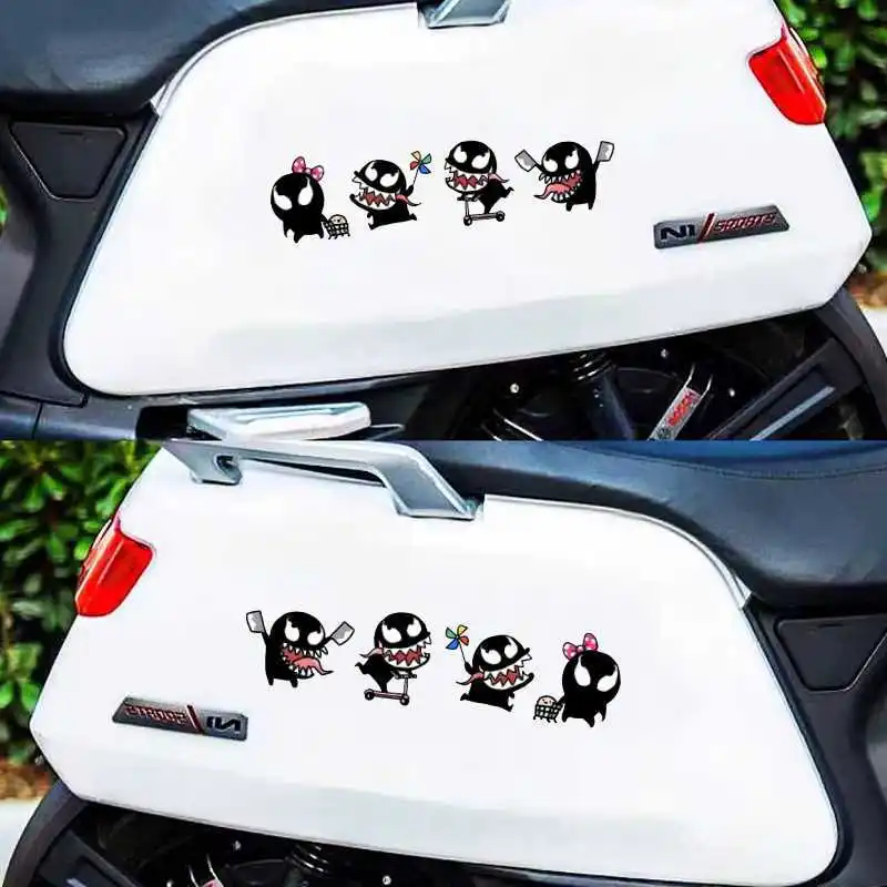 جديد مارفل فينوم أنيمي الأجهزة الطرفية الإبداعية شخصية الكرتون مضحك ملصقات السيارات DIY بها بنفسك مقاوم للماء خدش ملصقات الزخرفية #1