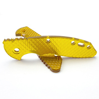 3 Types Ultem PEI Made Knife Grip Handle Scales For Genuine Rick Hinderer XM18 3.5” Knives XM-18 DIY Making Accessories Parts
