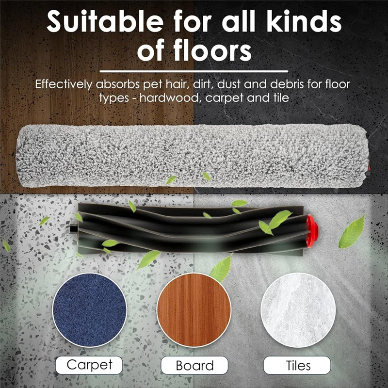 B59B-Main Brush Rolling Mop For Eufy Omni S1 Pro/Omni S1 Robot Vacuum Cleaner Replacement Parts