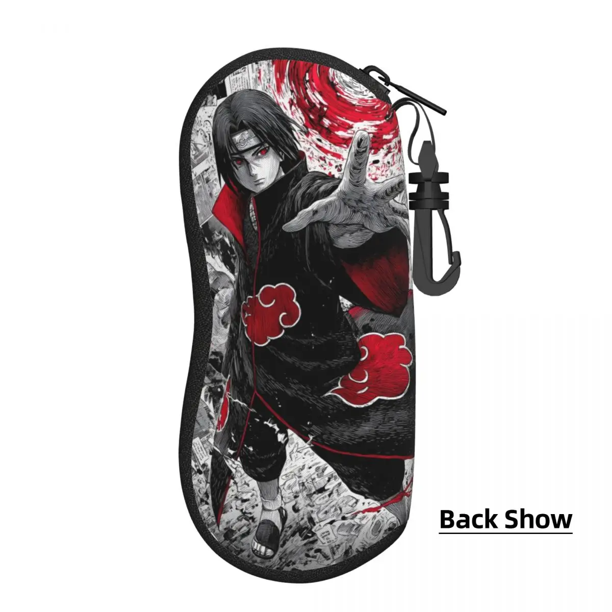 Custom U-Uchihaes I-Itachies Cartoon Eyeglass Glasses Case Men Women Soft Eagle Sunglasses Protective Box