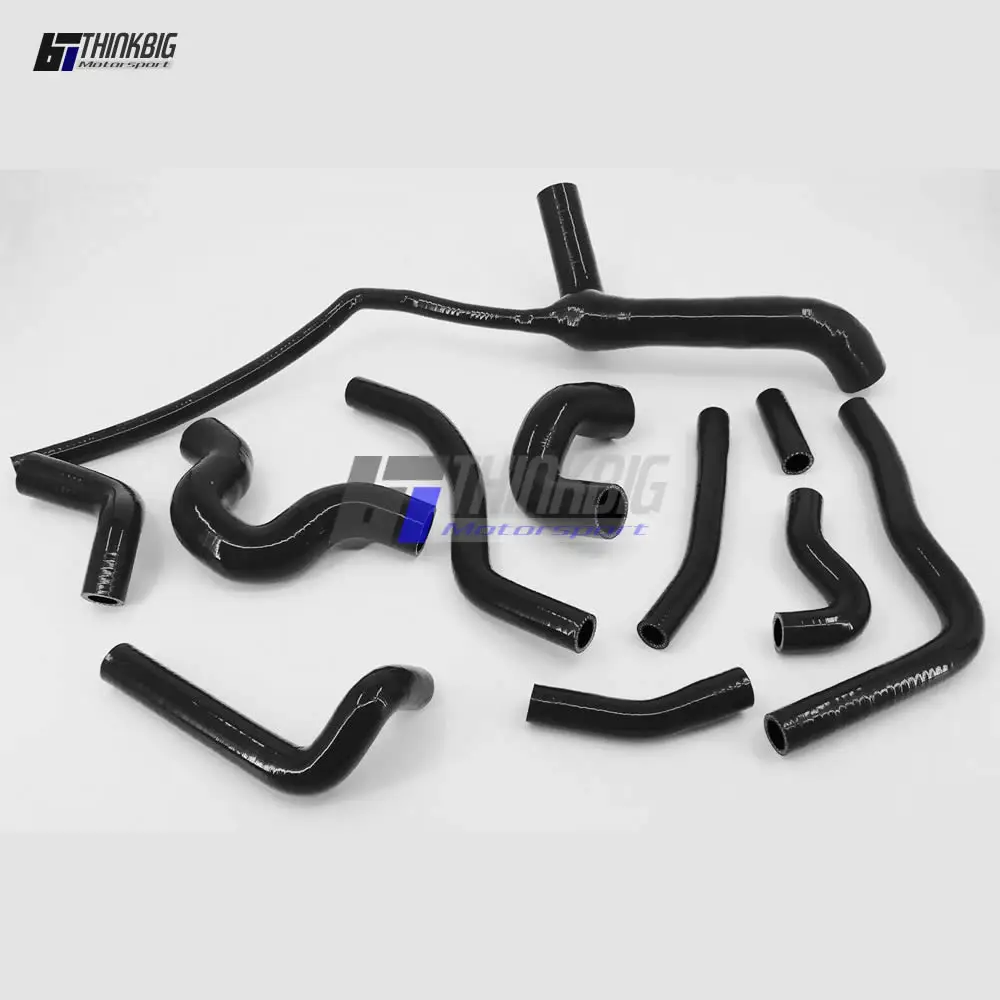 Silicone Radiator Hose Kit For 1991-1997 Audi 100 S4/S6 C4 2.2L AAN Turbo 20V LHD,with A/C (11pcs)