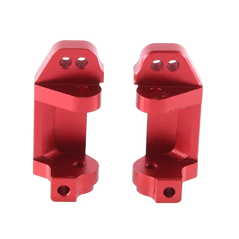 A63T-For Traxxas Slash 2WD 1: 10 Alloy Caster Block Set , Red By Atomik RC - Replaces TRX 3632 Parts