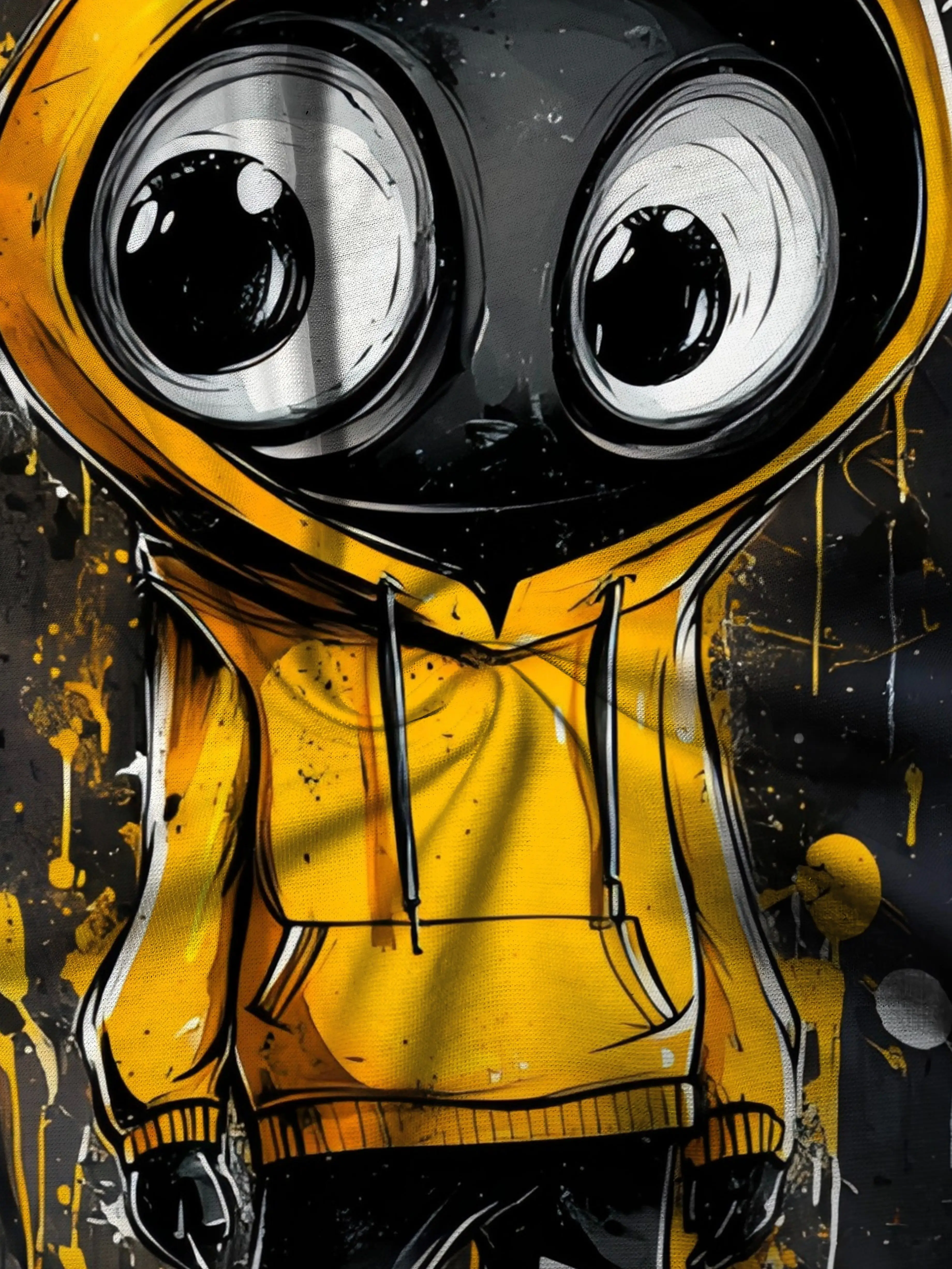 تي شيرت رجالي جديد مطبوع بأكمام طويلة لعام 2025 تي شيرت كاجوال برقبة دائرية وأربعة فصول كرتونية قابلة للتنفس