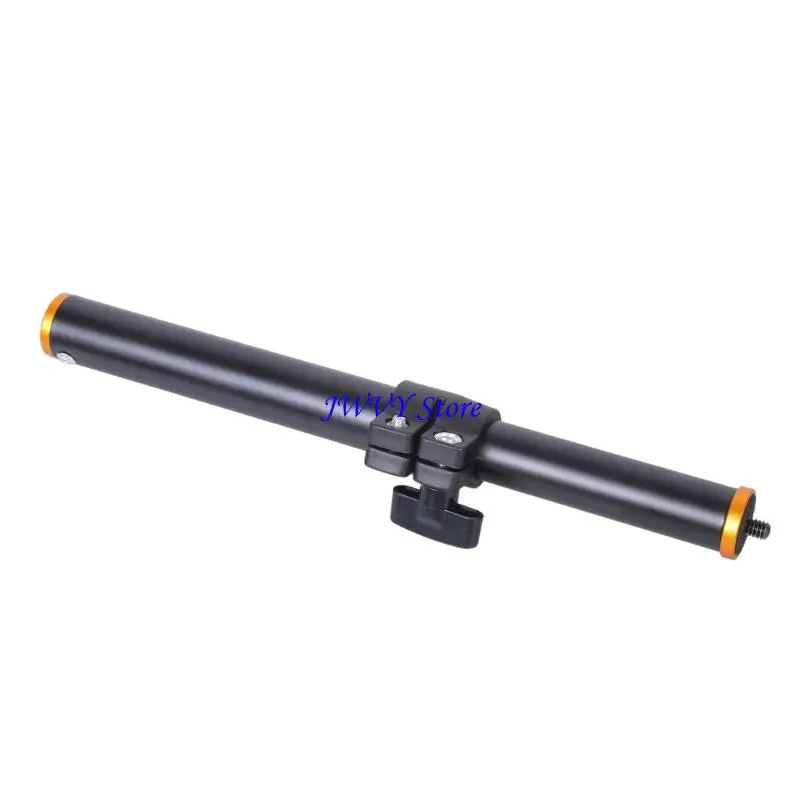 573A Retractable 31cm Aluminum Photography Extension Arm Rod With Double 1/4-20 Thread For Tripod Lights Camera Stabilization