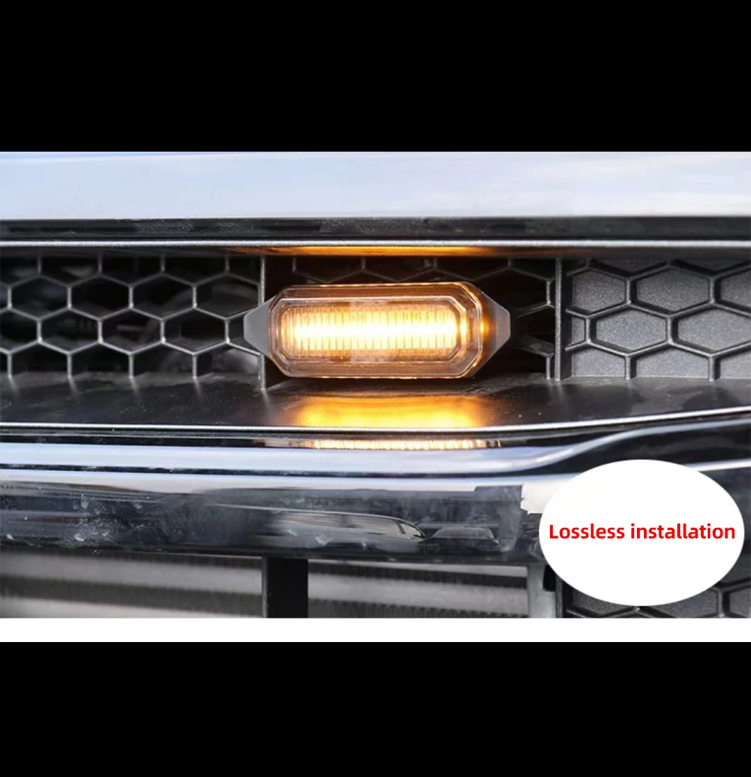 

Аксессуары для Tank 300 2020-2024: передние фары-гриль, желтые лампы в стиле «орлиный глаз», ходовые огни, дневные ходовые огни Raptor