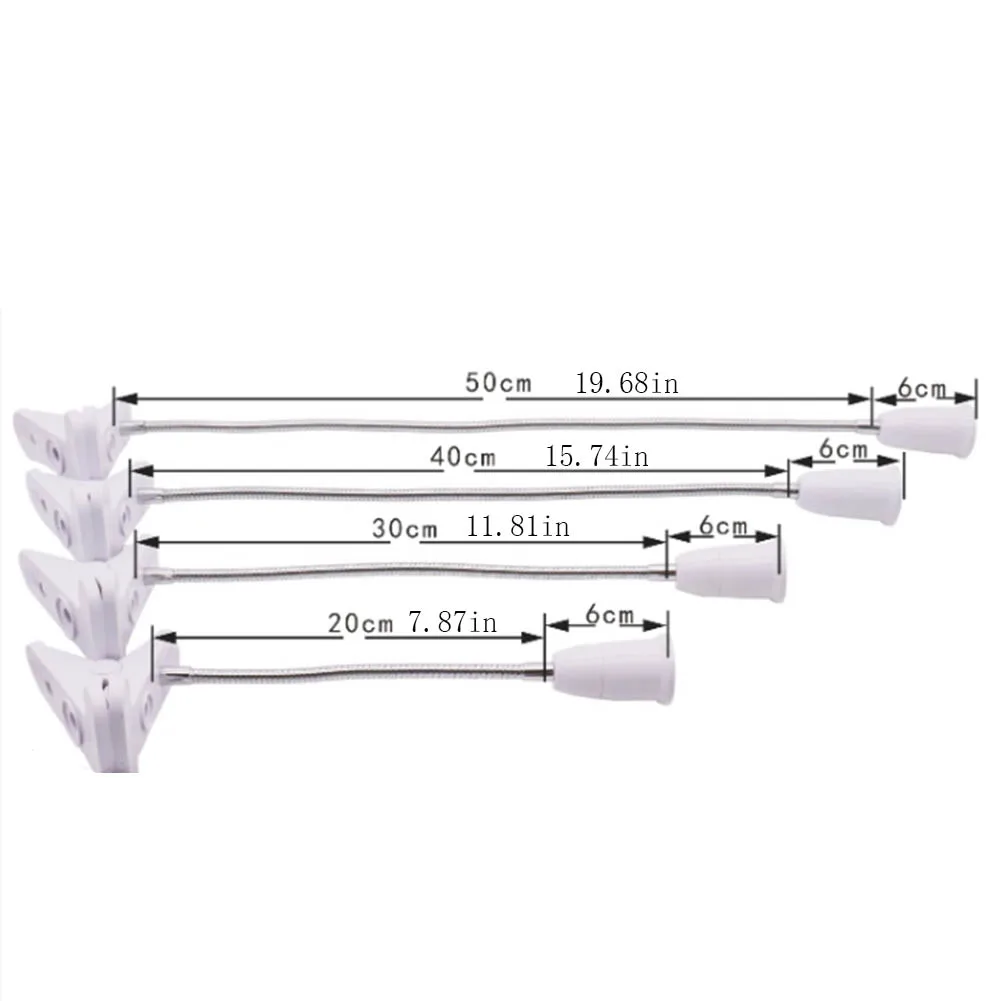 Flexible E27 Light Lamp Bulb Adapter Socket Extend Extension Converter Wall Base Holder Screw Socket/Clip Bulb Holder EU/US Plug