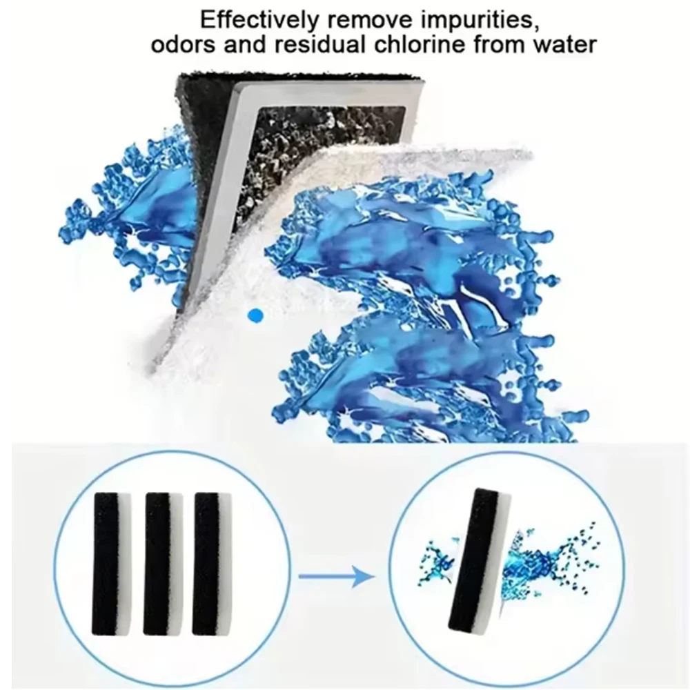 Replacement Filters For Cat Dog Water Fountain Activated Carbon Replaced Filters Cat Dispenser FT666 Filter Element Accessories view 2