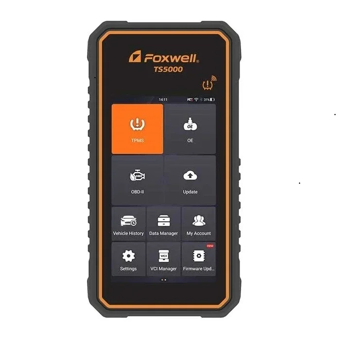 Foxwell TS5000 TPMS Programming Tool Diagnostic Scanner Support  ABS / BRT / DPF/ Injector / Oil Reset / T20 Sensors Program