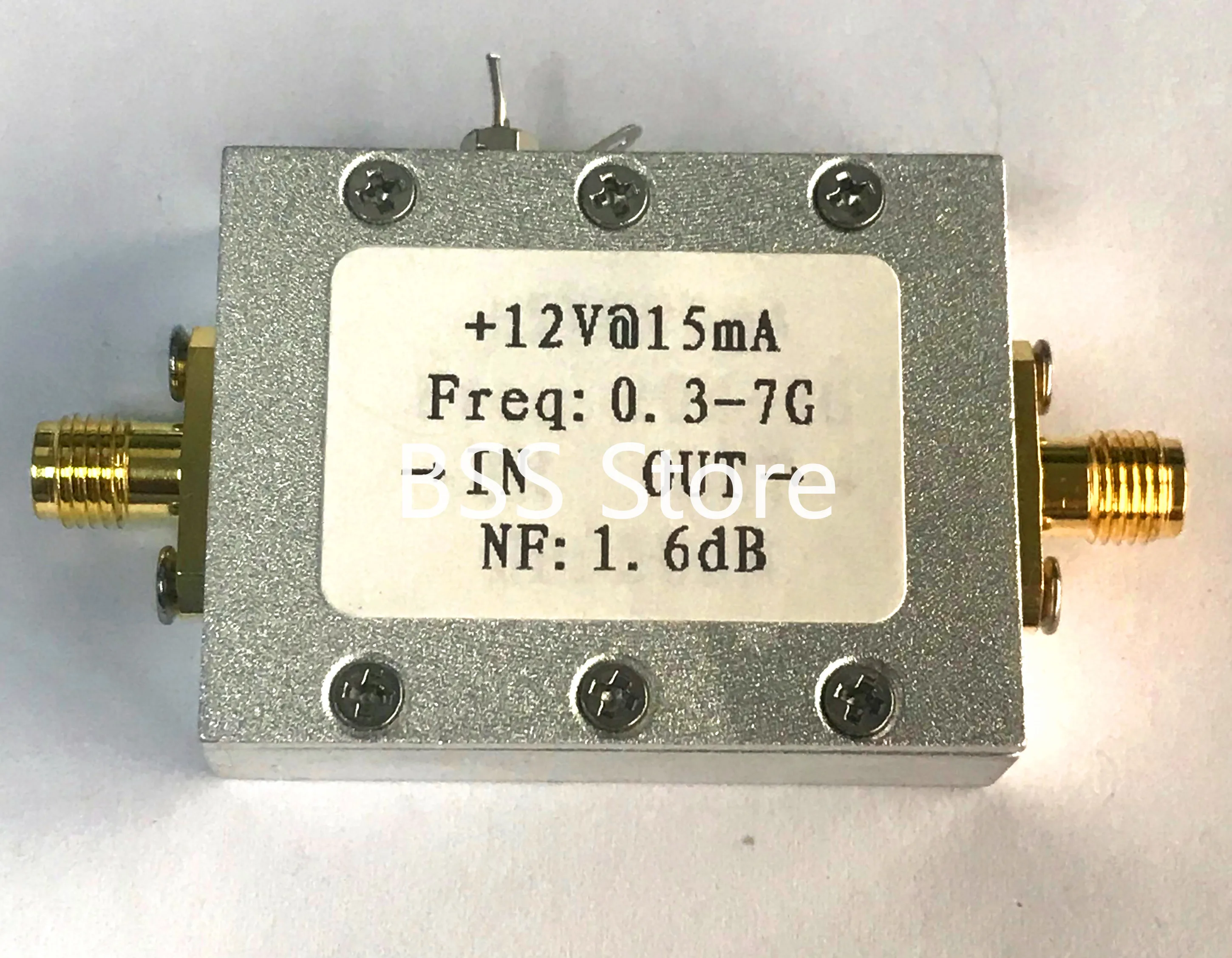 

0.3-7G RF Low Noise Amplifier LNA Low Power Consumption Broadband Mid-power Amplifier Module Sensor