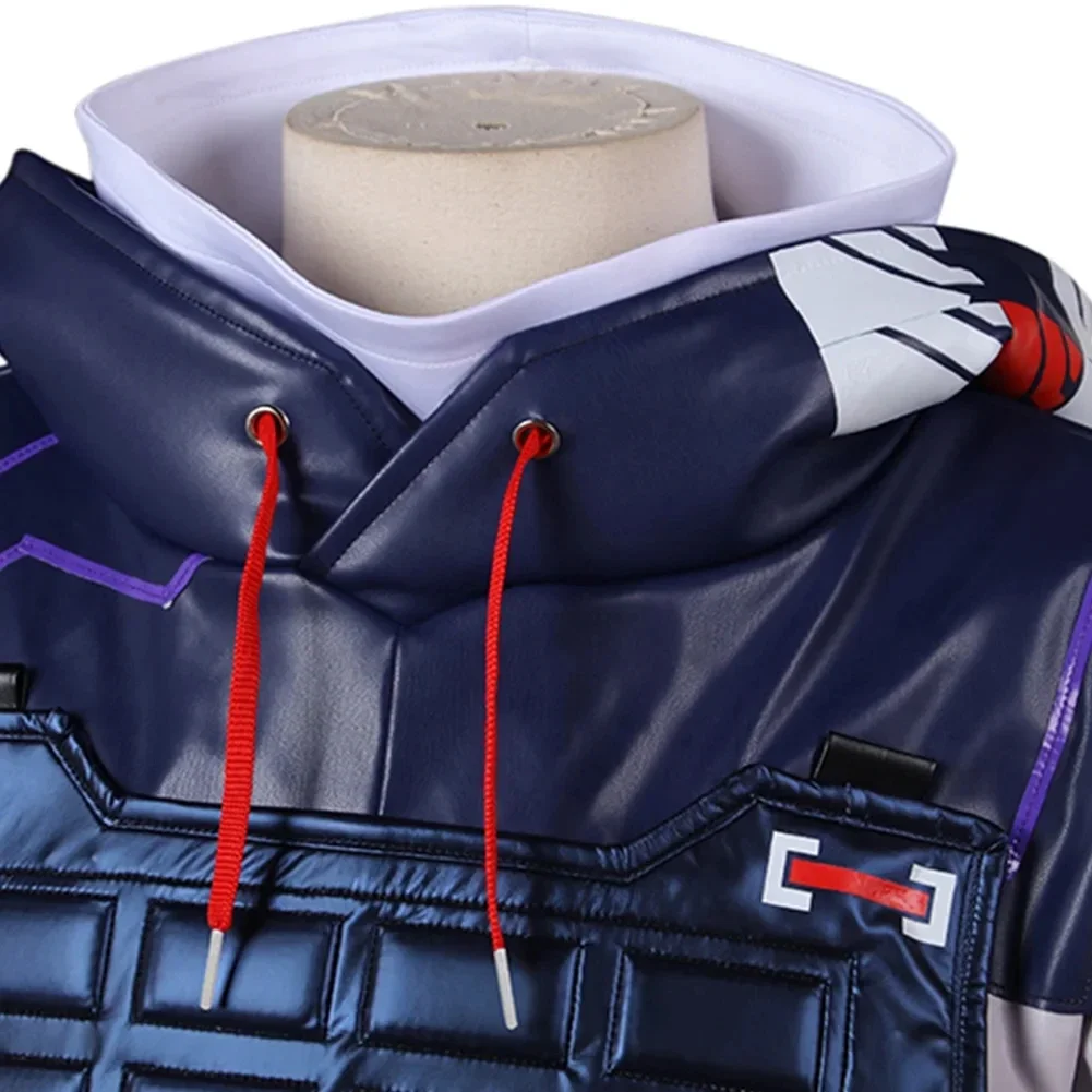 Anime ISO Cosplay Costume Game Valorant ISO Cosplay Suits Costume For Men Women Combat Uniform Halloween Party Novelty Outfit