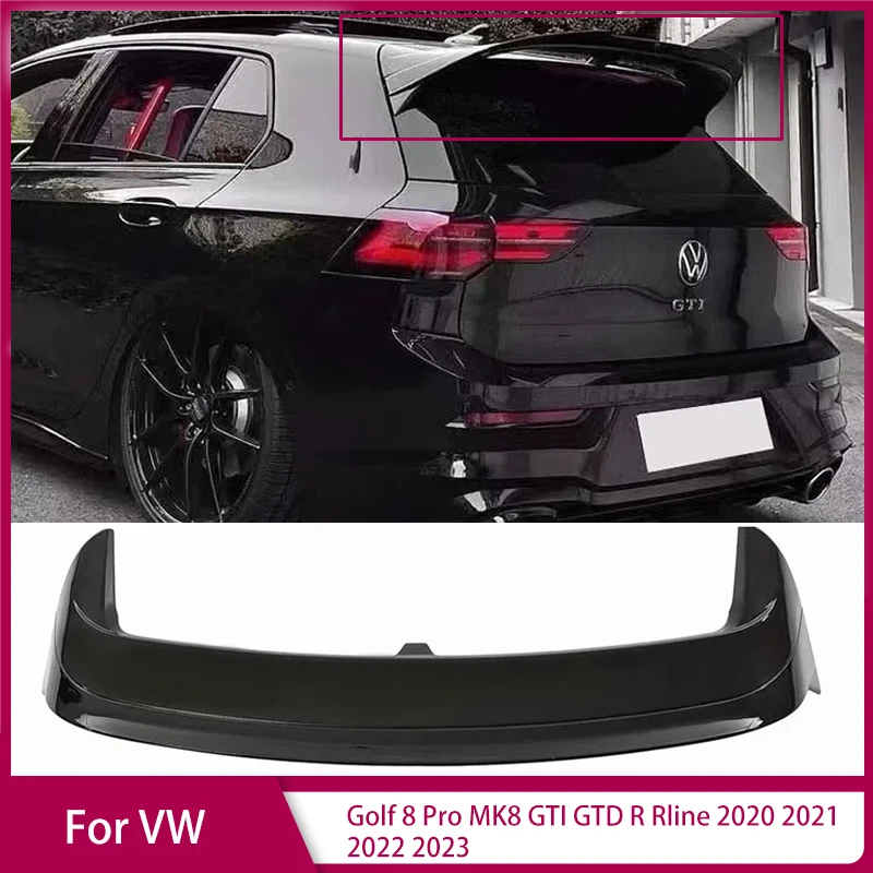 

Roof Spoiler Wing Kit Tuning Car Rear Trunk Boot Spoiler Wing for VW Golf 8 Pro MK8 GTI GTD R Rline 2020 2021 2022 2023