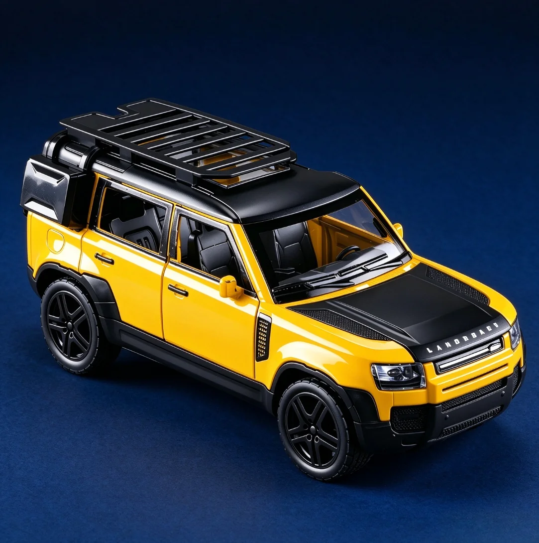 NEW 1:36 Trail Master Classic Offroad Diecast SUV Alloy Vehicle Pull Back Openable Doors Car Ornament Christmas birthday Gift