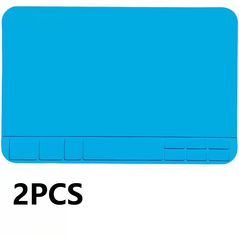 300x200mm Silicone Soldering Mat Pad Heat Resistant Mat For Phone Computer Repair Anti Static Desk Platform Insulation Pad