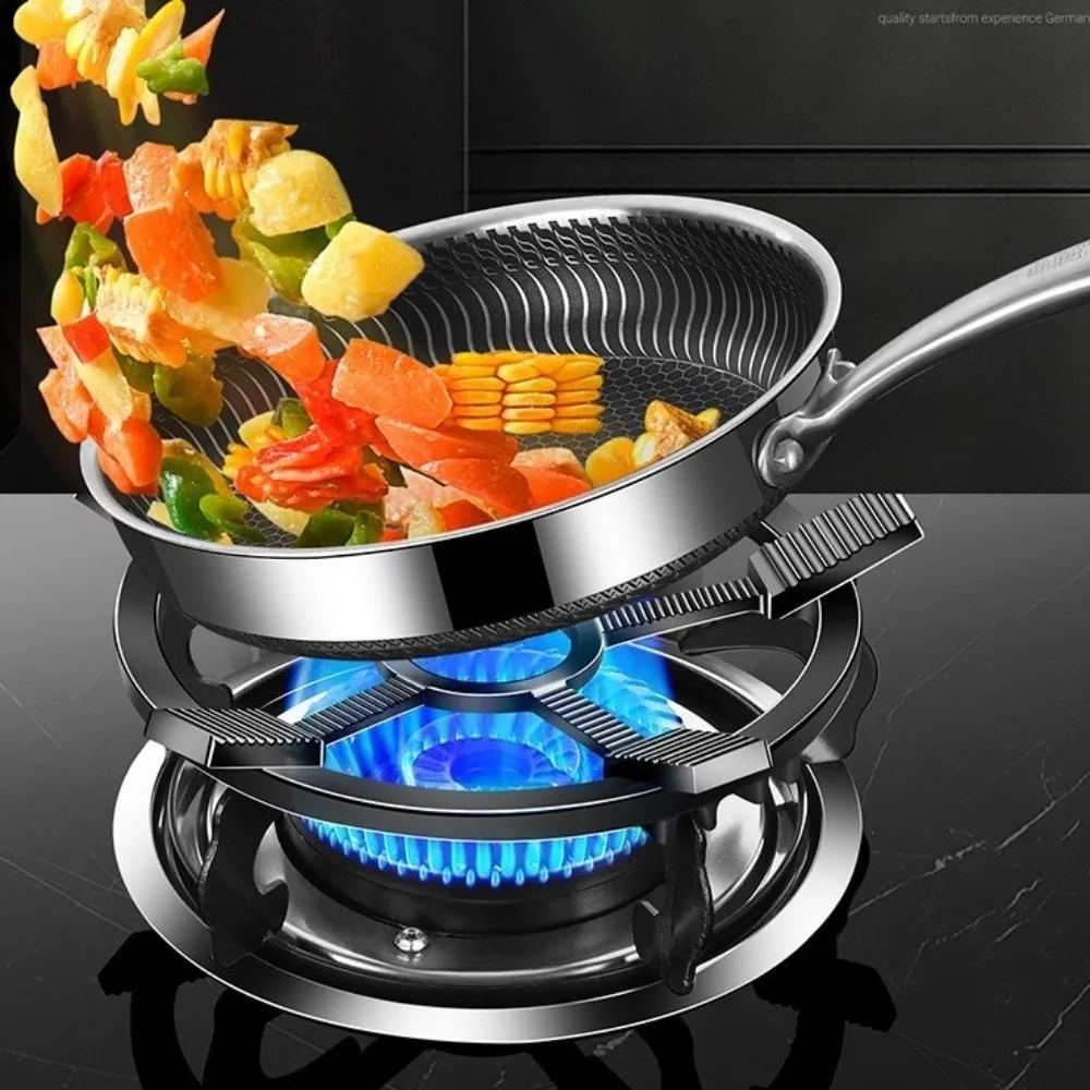 

Universal Cast Iron Gas Burners Stand Anti Slip Stable Stove Support Portable Milk Pot Holder Restaurant