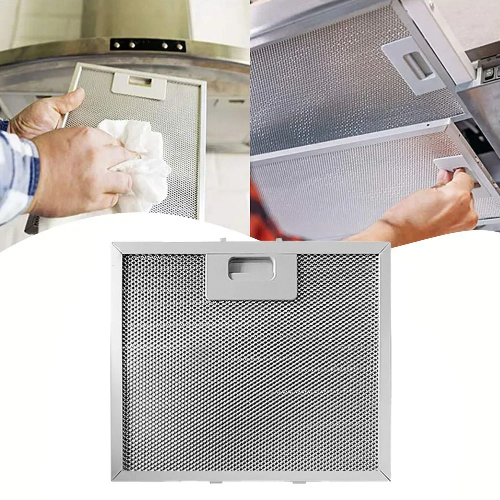 Easy Installation Metal Mesh Cooker Hood Filter Replace Your Old Filter for Improved Air Circulation 400 x 300 x 9mm