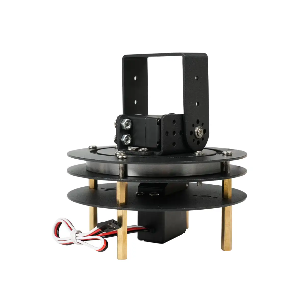 Hiwonder Unassembled 2 DOF Pan Tilt Digital Servo Kit Full Metal Bracket for Building Robot Robotic Arms and More Robot DIY Kit