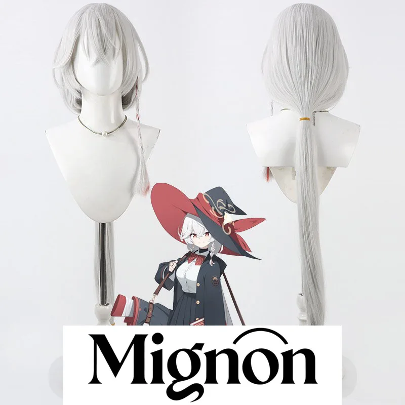 

Миньон Синий Архив Широ Эри парик для косплея имитация кожи головы серебристо-белые волосы длиной 1,5 м