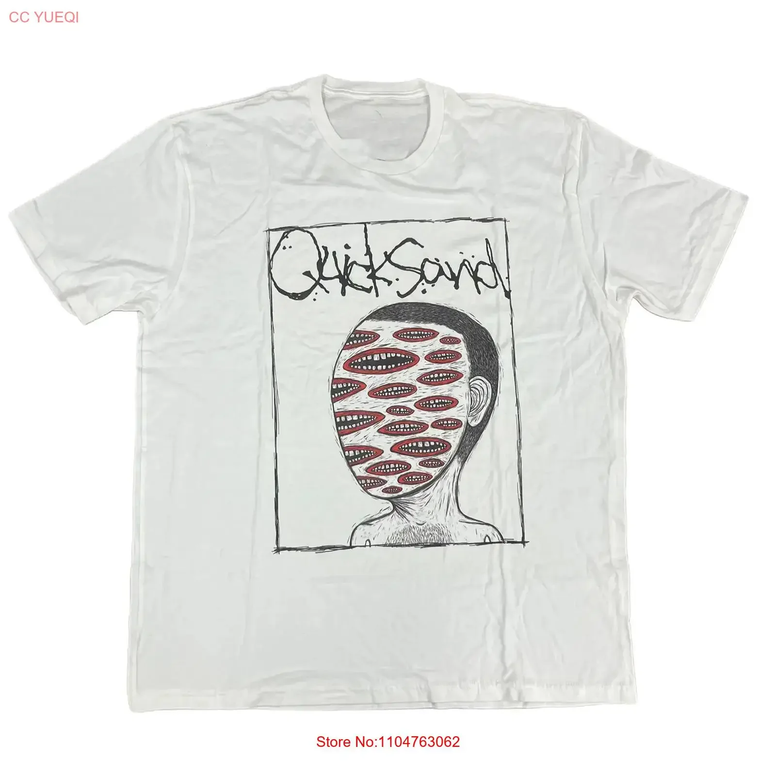 Quicksand Mouth Face Album For Fan All Size S to 5XL T shirt QT292 vintage Washed graphic Versatile homme Top For Everyday Wear