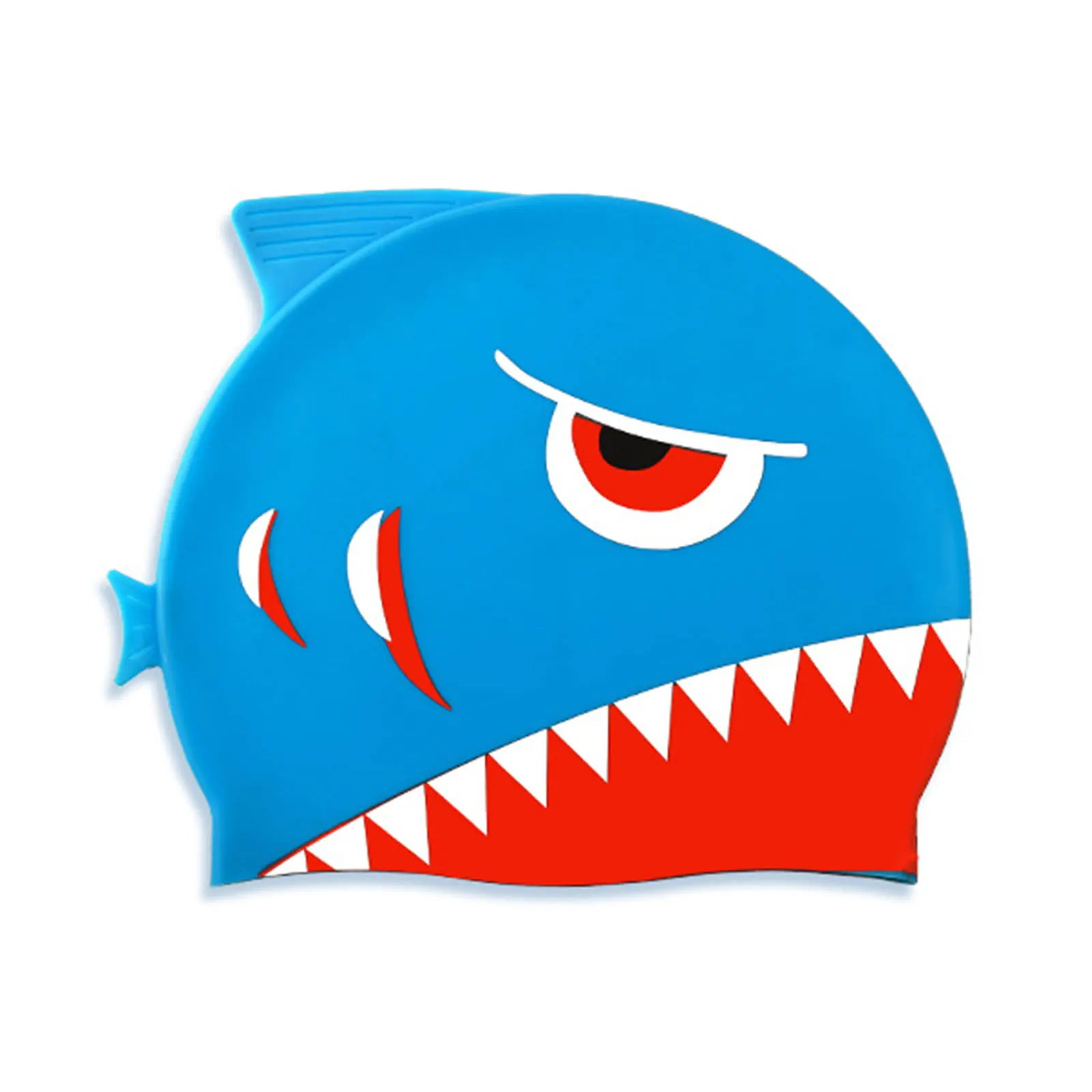 

Children Silicone Swimming Cartoon Pattern Little Fish Swimming for 3 to 12 Year Old Blue