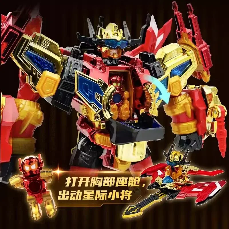 لعبة Hello Carbot الأصلية: سلسلة الزمن والفضاء مجموعة Penta Storm لعبة أوتوبوت التحولية جمع الحلي هدية للأطفال #5