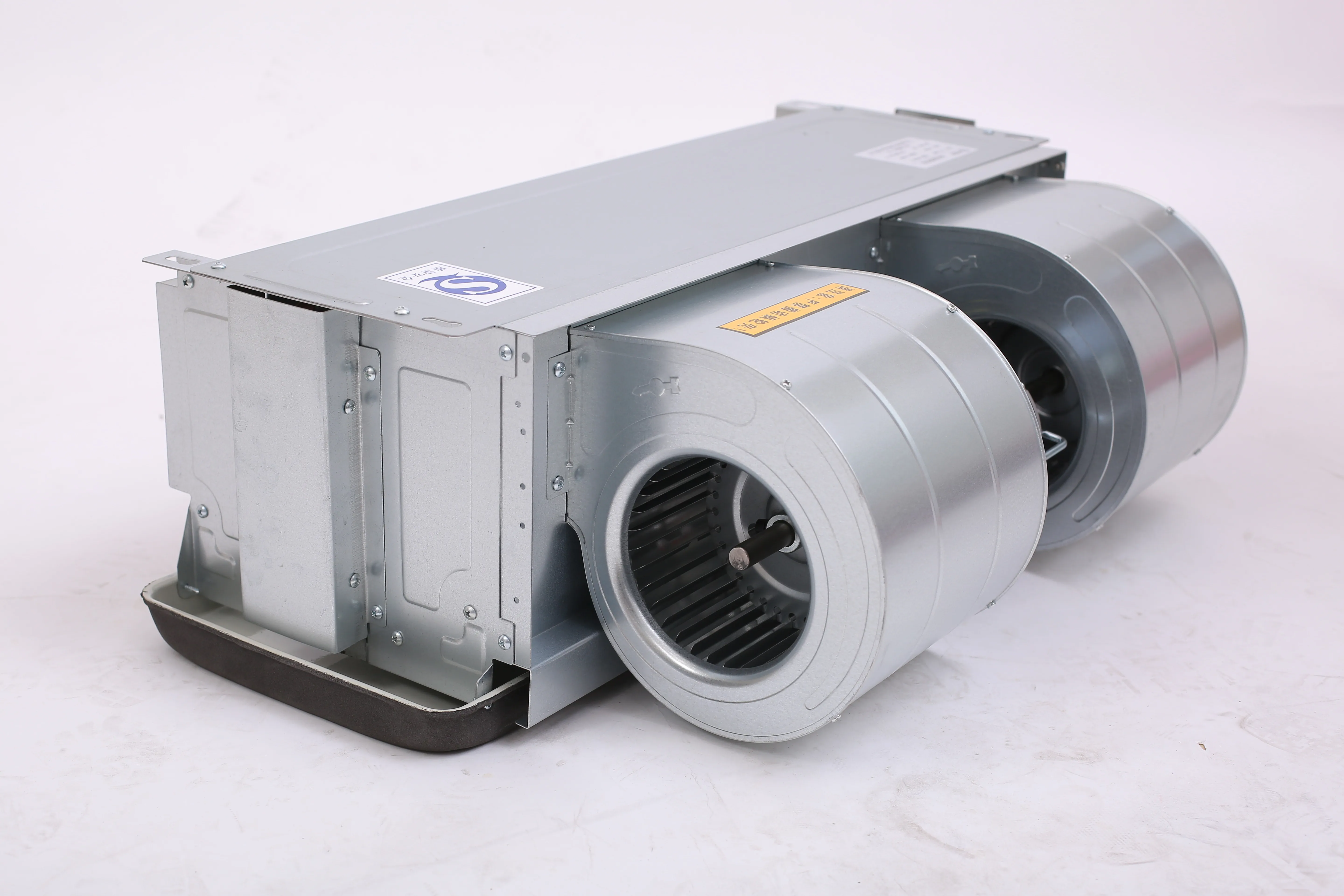 Custom New Shell Central Air Conditioning Fcu Ceiling Exposed Fan Coil Units for Warehouse Roof Heating and Cooling