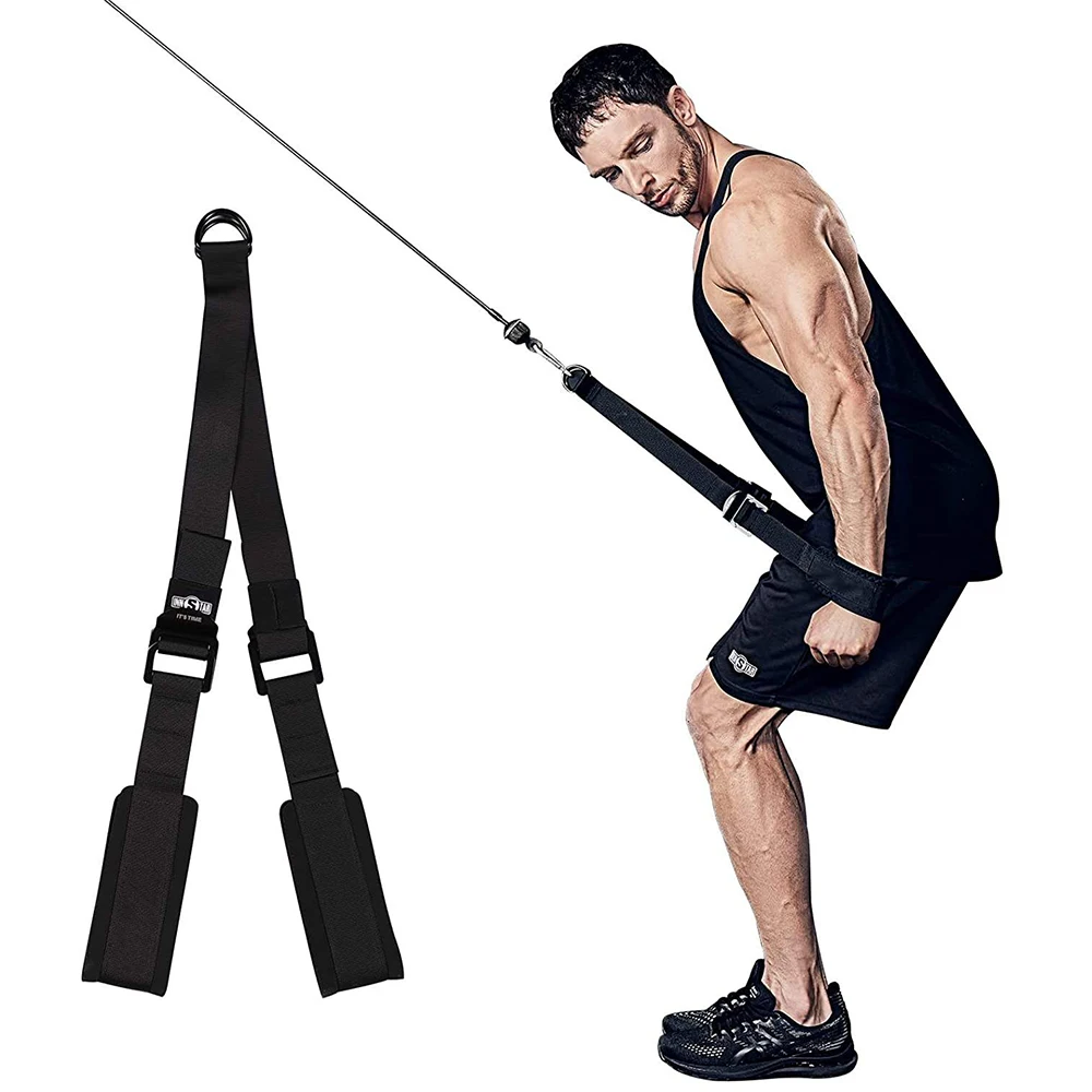 

Трос для тренировки трицепса Fitness Invention, насадка для тросового тренажера, трос для подтягиваний