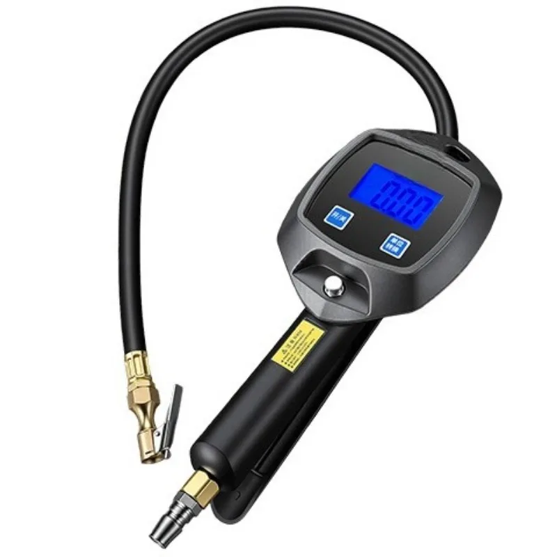 Oil Immersed Tire Pressure Gauge, Backlit Digital Shockproof Pressure Meter