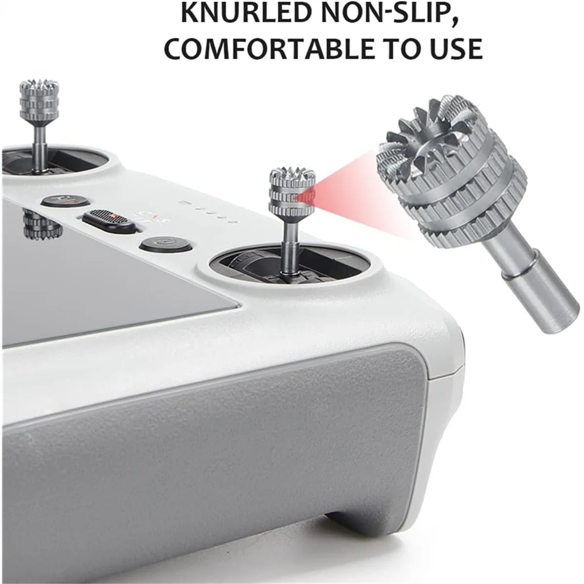 AT59 2 ペアリモコンジョイスティック DJI Mavic 3 Pro/Mini 3 Pro/Air 3S/Mini 4 Pro 親指ロッカースティックドローンアクセサリー