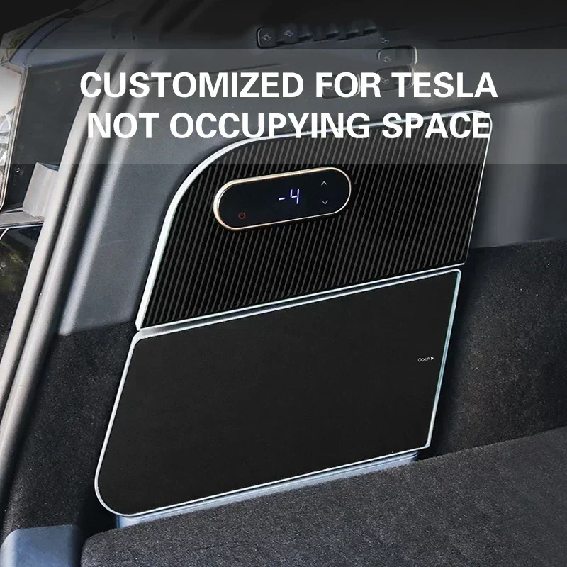 Tesl Model Y ثلاجة جانبية لصندوق السيارة، ضاغط تخييم للسيارة، تبريد من المصنع لـ Tesla Model Y Amagi