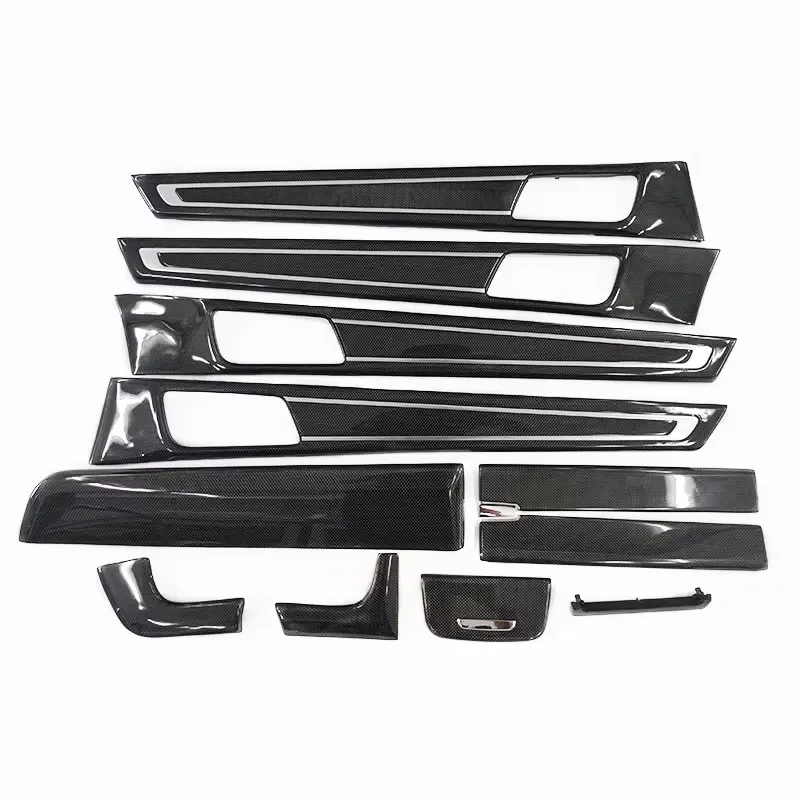 2017-2021 Car Modification Upgrade Carbon Fiber Interior Decorative Door Panel for Panamera 971.1
