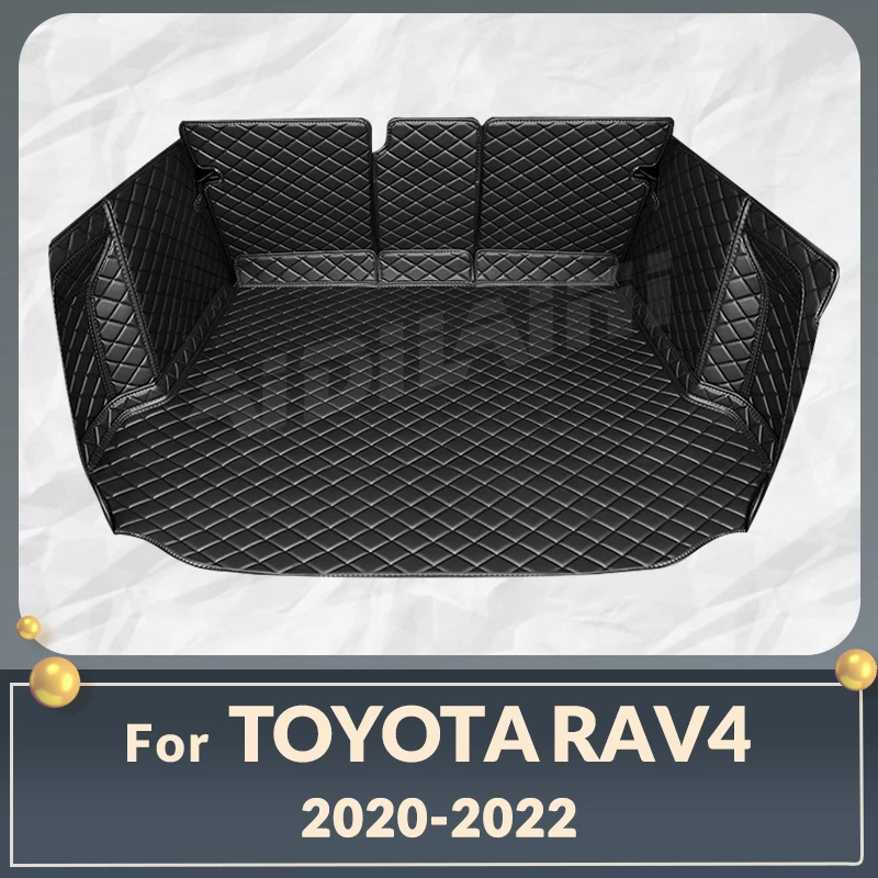 Auto Full Coverage Trunk Mat For Toyota RAV4 2020-2022 21 Anti-Dirty Car Boot Cover Pad Cargo Interior Protector Accessories