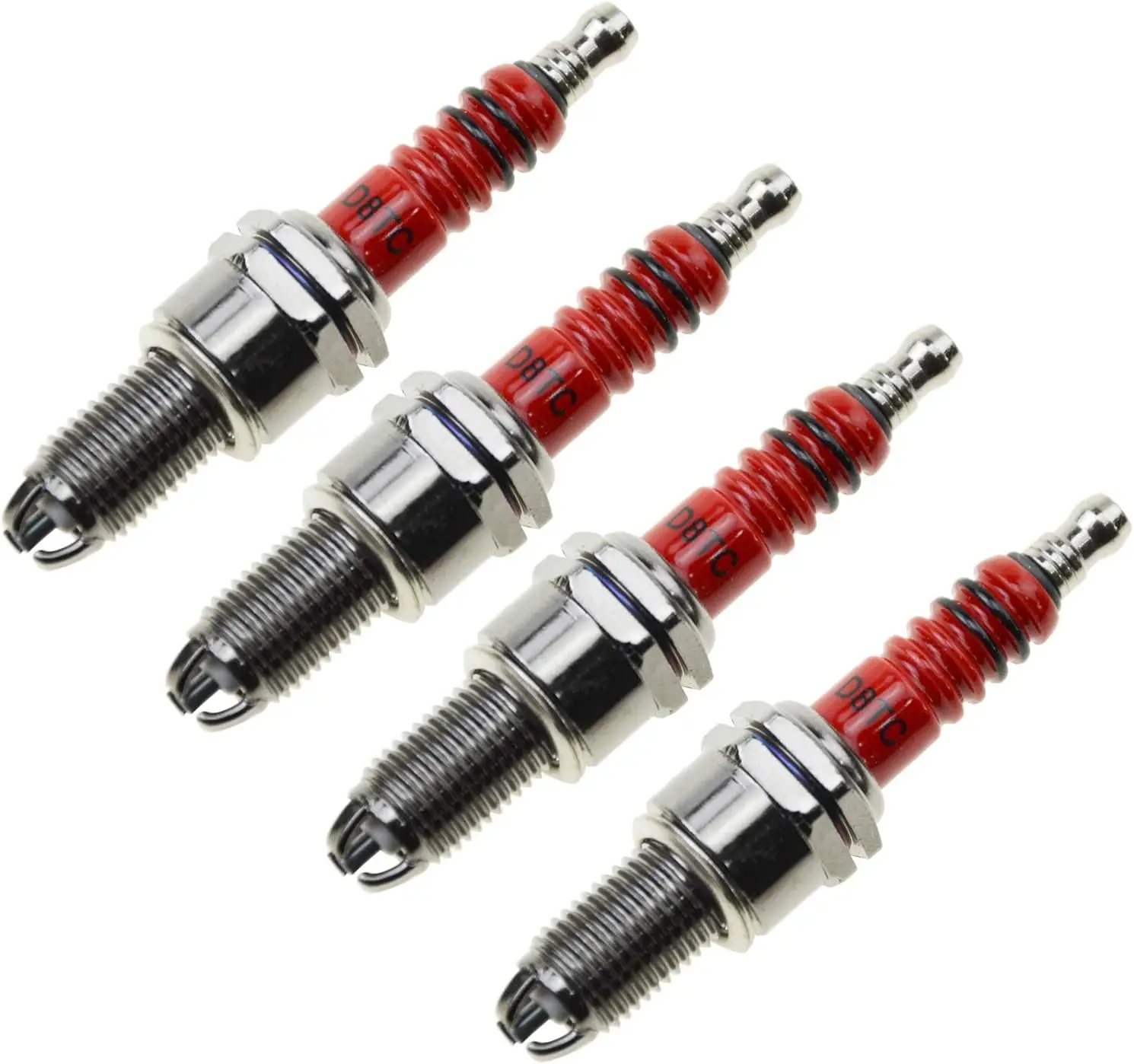 D8TC 3 Electrode Spark Plug for CG 125cc 150cc 200cc 250cc CF250 4 Stroke  Engine ATV Motorcycle Scooter