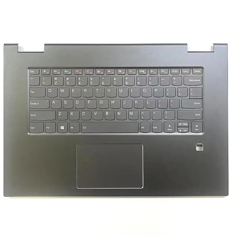 Imagem -03 - Capa Superior para Laptop com Touchpad Tampa para Palmeira Teclado Lenovo Yoga 73015 730-15ikb 730-15il Novo