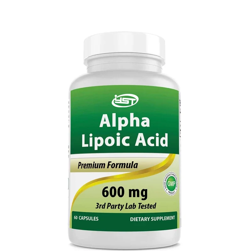 Alpha Lipoic Acid 600mg 60 Capsules - ALA Strong Antioxidant