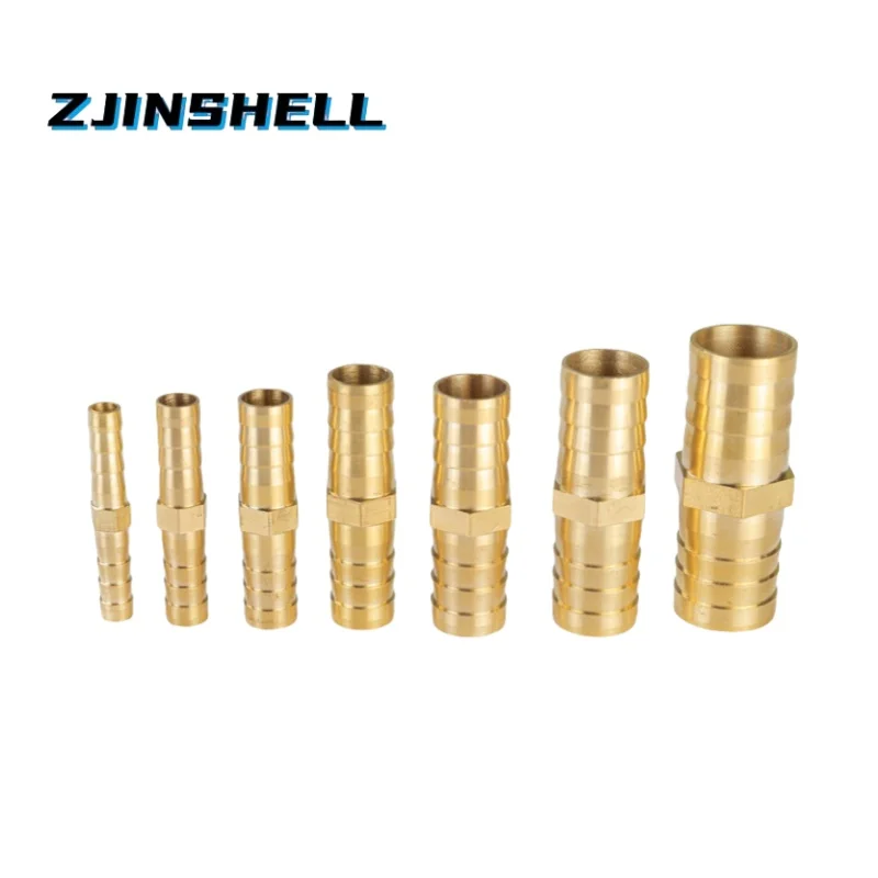 

Brass Straight Hose Pipe Fitting Equal Barb 4mm 5mm 6mm 8mm 10mm 12mm 16mm 19mm 25mm Gas Copper Barbed Coupler Connector Adapter