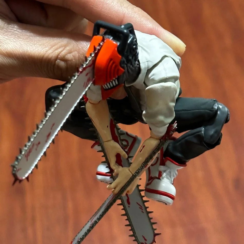 Chainsaw Man Anime-Figur 14cm Denji Actionfigur PVC Noodle Stopper Sammlermodell für Erwachsene