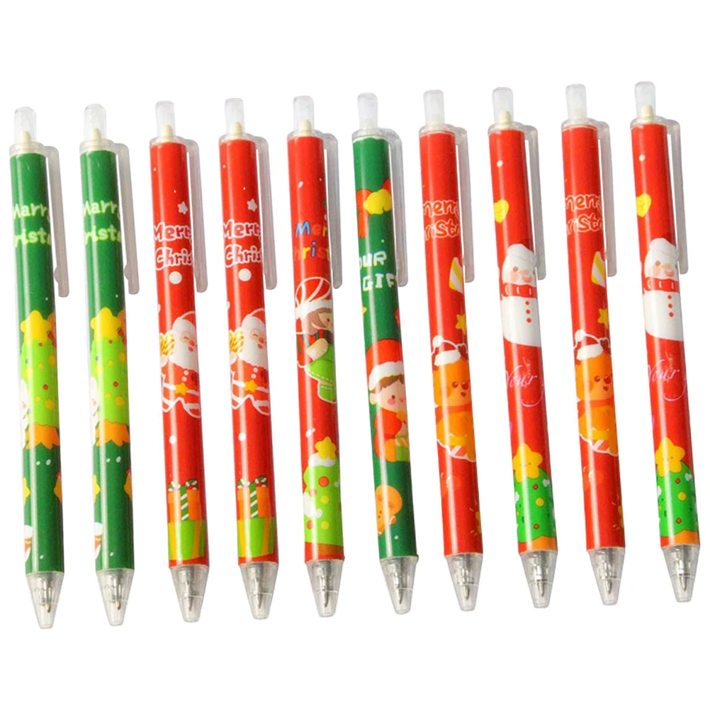 

20 Pcs Gel Pen Lovely Shaped Students Stationery Christmas Gifts Writing Pens For Students Portable Note Taking Art Supplies