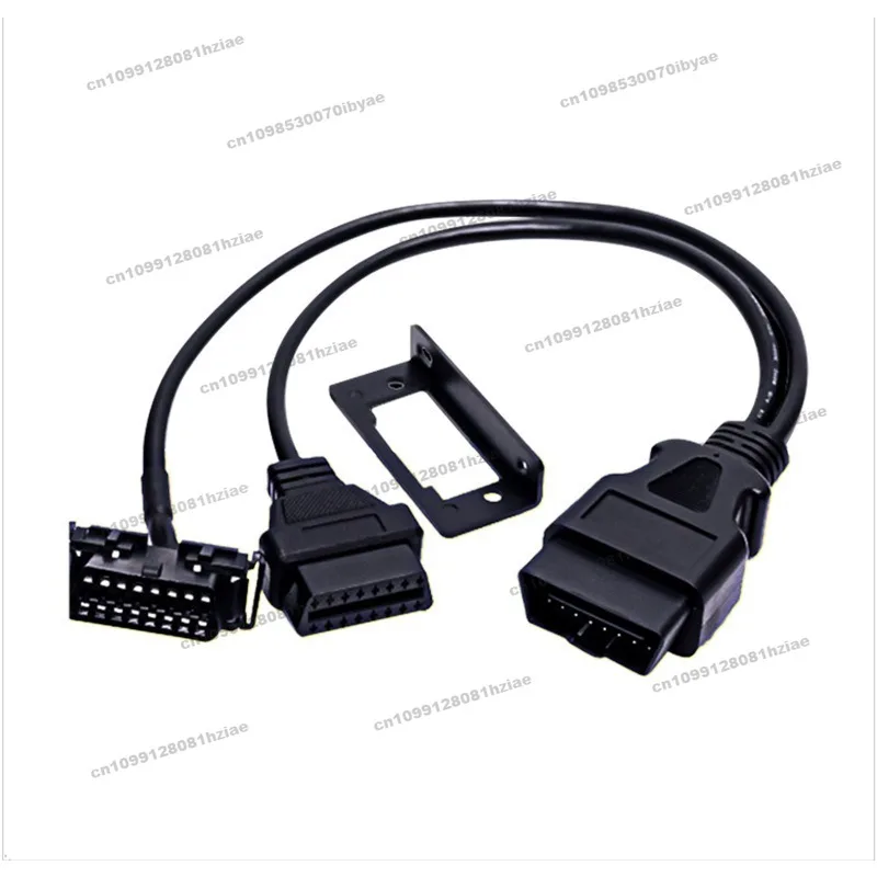 

Подходит для автомобиля OBD2 «папа-мама» 1/2, удлинитель, перегородка, кабель расширения OBD, 16 ядер, полностью питание