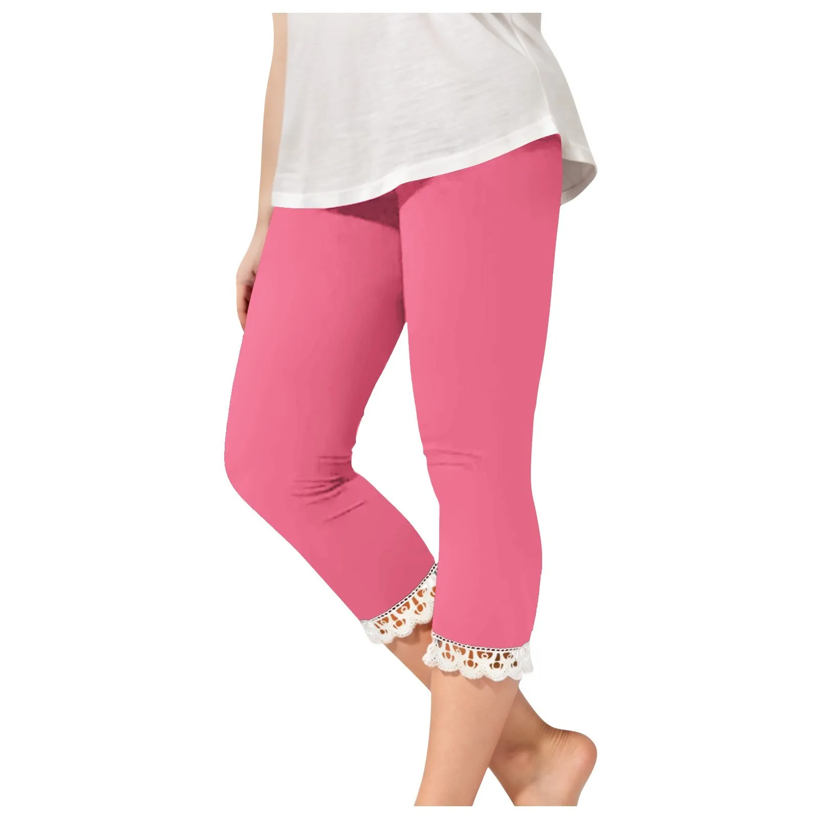 Girls Leggings Summer Knee Length Kids Pants Cotton Candy Colour Children Trousers Teenager Underwear Clothing Cropped Legging
