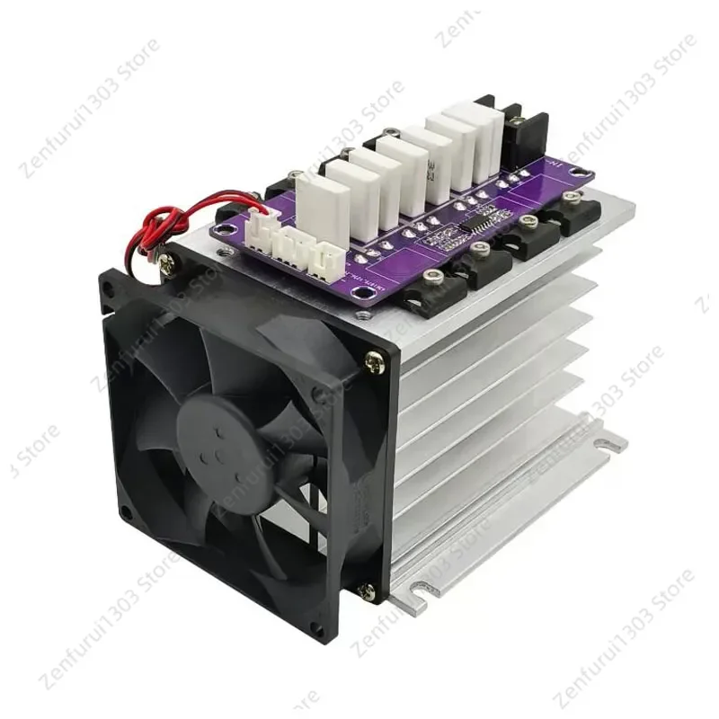 Adjustable Electronic Load Module 0-100V 20A 500W High Power Tester Constant Current Voltage 1mA Step Precision
