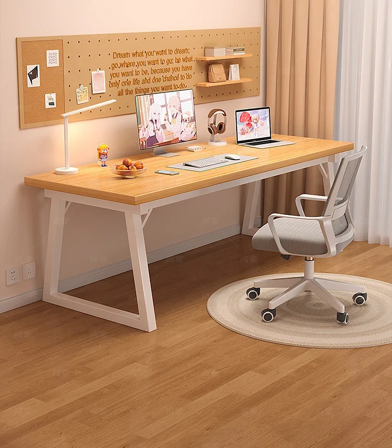 

Минималистичный современный домашний рабочий стол для спальни, прямоугольный компьютерный стол для двуспальной спальни