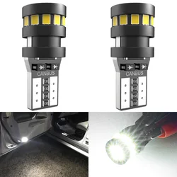 2X W5W 194 168 T10 18SMD 2015 Canbus LED Bulbs 12V For Car License Plate Light Interior Dome lights Reading Lamp 6000K White Red