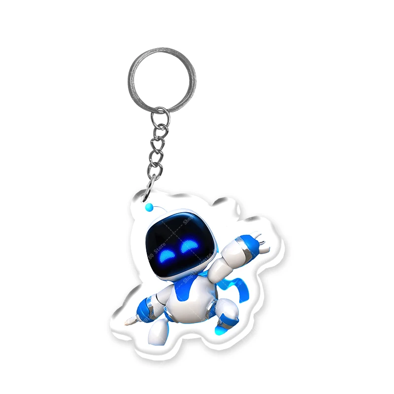 Astro Bot Boy cartoon Acrylic Keychain Kids Anime Keyring Children Cute  Key Chain Pendant Fashion Jewelry Accessories Gift 2025