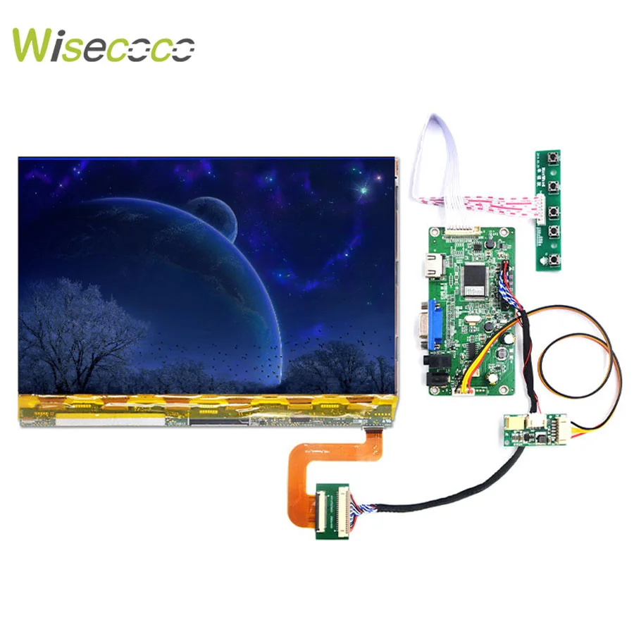 

Wisecoco 10.1 inch 2K Display Remove Backlight 3d Printer LCD Screen Medical Hospital 2560X1600 Driver Board Video Projector