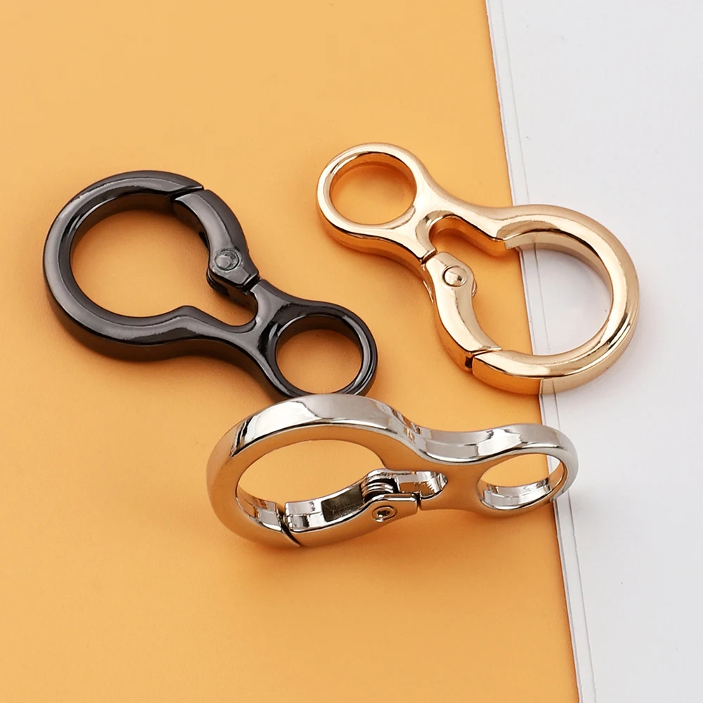 5Pcs Solid Luggage Accessories Jewelry Buckle 8-figure Snap Key Multiple Color Options Buckle Metal