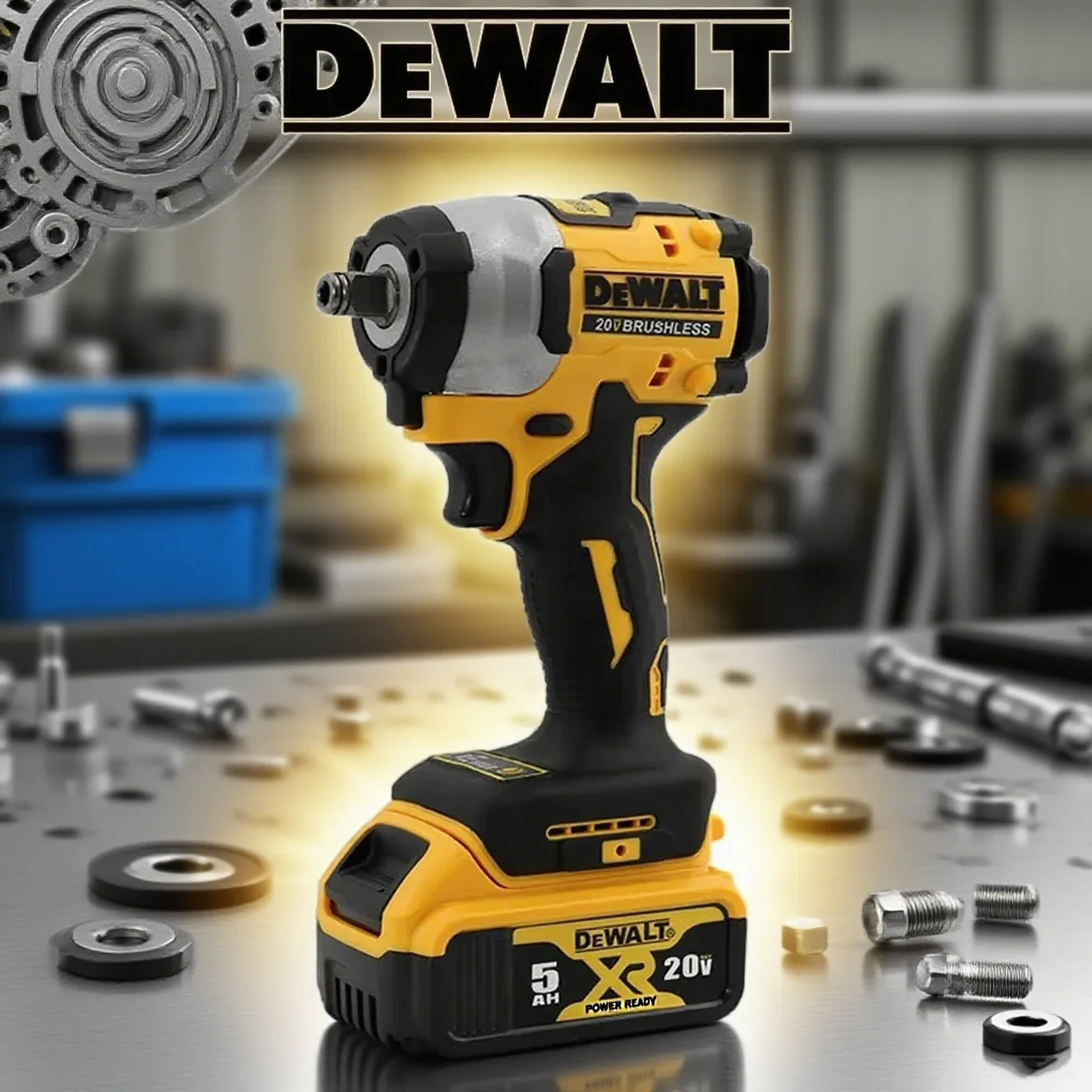 Dewalt DCF922 Chave de impacto sem fio recarregável de alto torque universal 20V Bateria Ferramentas elétricas