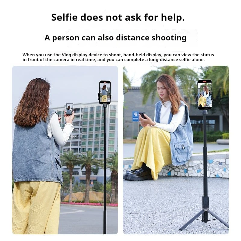 KingMa PH01 Selfie Monitor Magnetic Screen Smartphone Rear Camera Travel Selfie Stick for Screen Vlog Video Live Stream