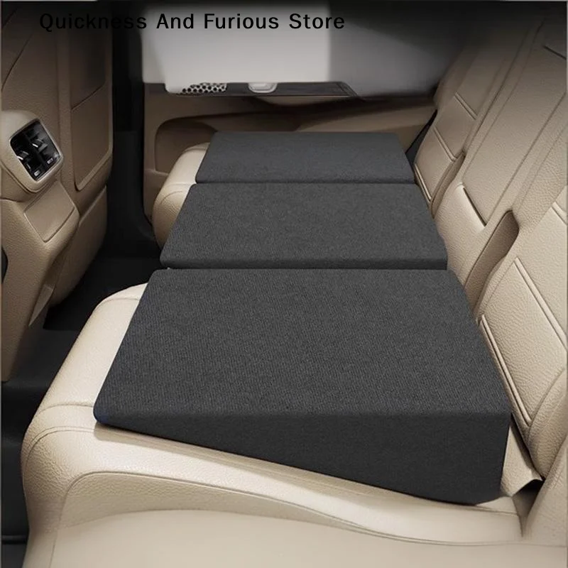 【MO】Car Seat Leveling Pad Memory Foam Car Seat Cushion Fatigue Relief Increase Height Pad Flattening The Rear Seats Of The Car