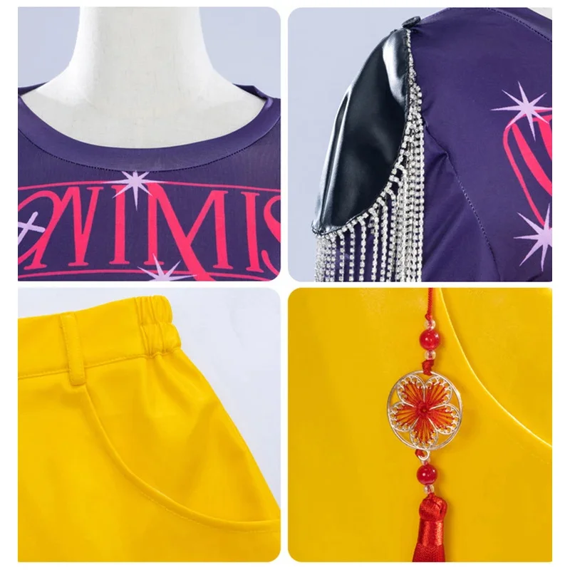 مجموعة إكسسوارات تنورة علوية من KPop Mira، شعر مستعار ميرا للنساء، بدلة لعب الأدوار لحفلات الهالوين #3